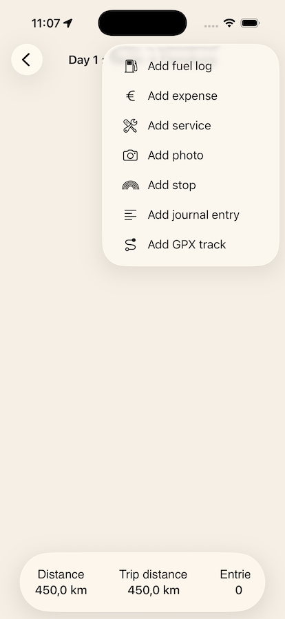 Entries List
